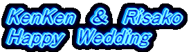 KenKen�@���@Risako Happ���@Wedding
